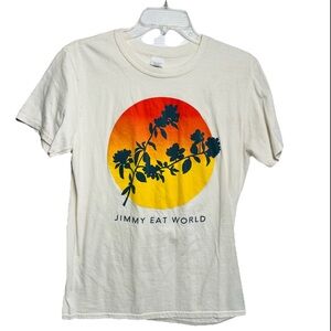 Jimmy Eat World T-Shirt Size Medium White